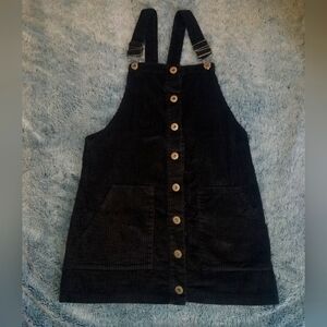 100% cotton Adorable black corduroy jumper
